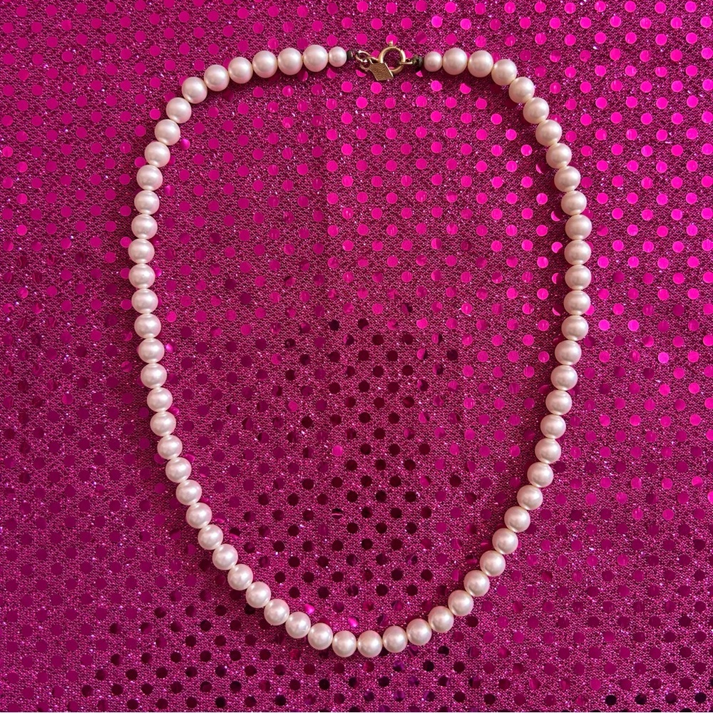 sarah coventry vintage faux pearl necklace